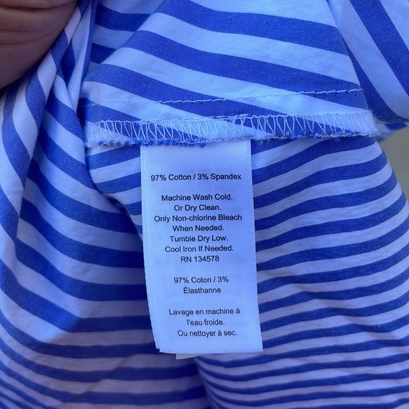 Vineyard Vine Grier Stripe Mix Wrap Wrap Dress - Picture 9 of 9